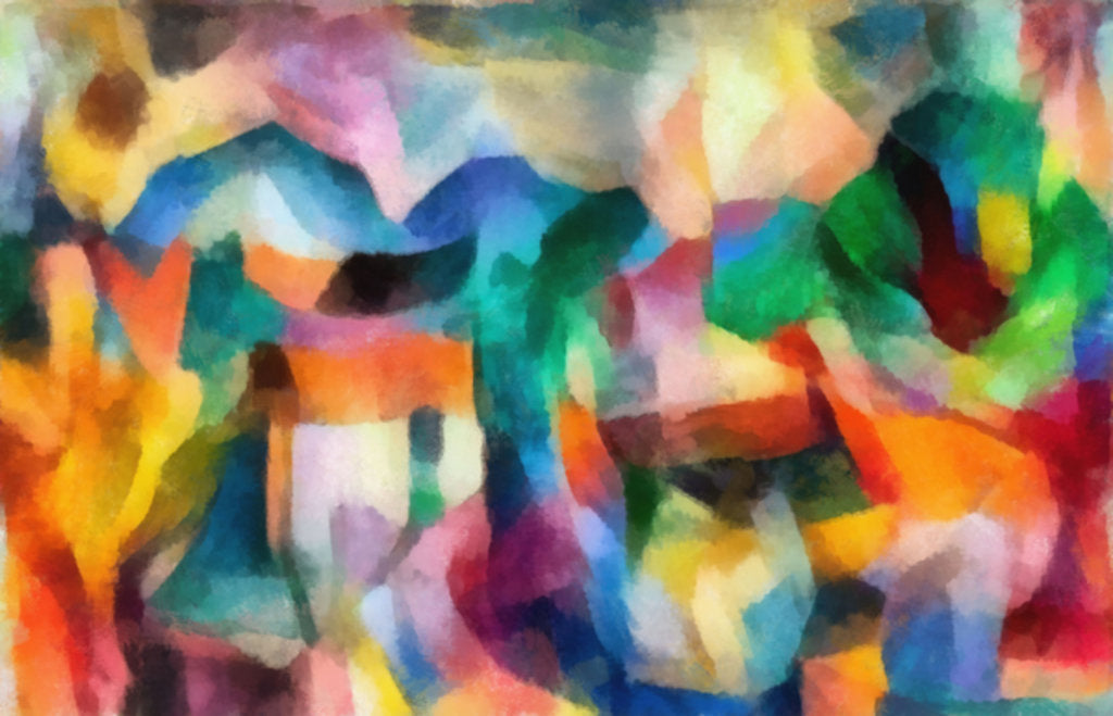 Detail of In the garden, 2017 by Alex Caminker