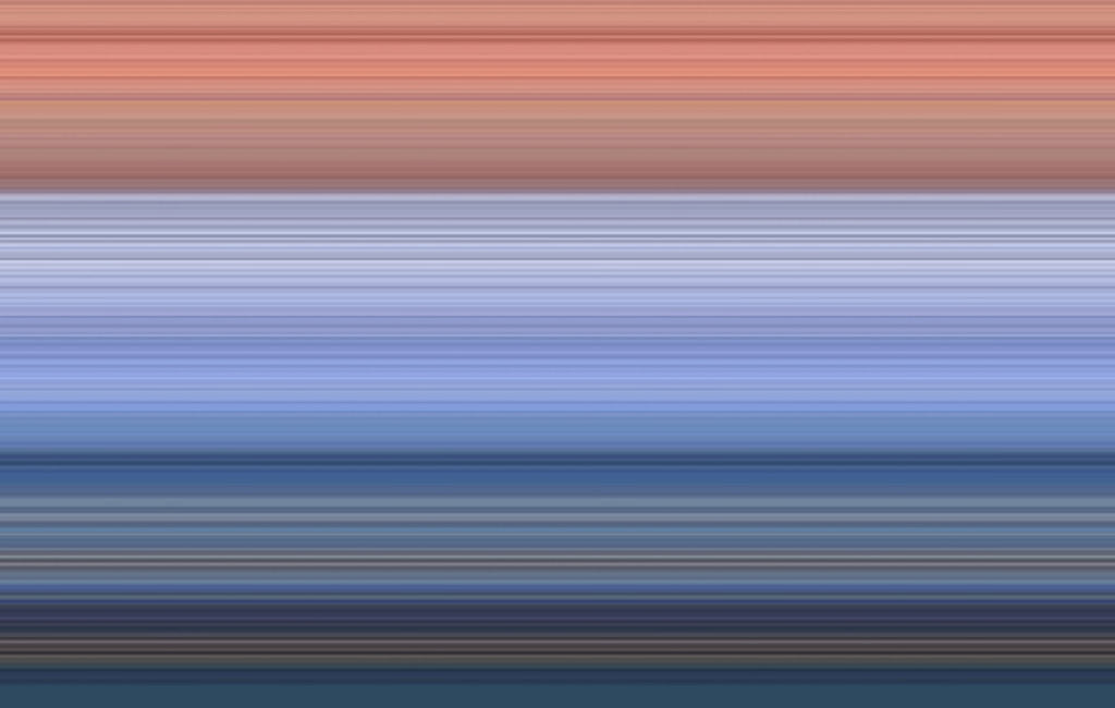 Detail of Evening at sea, 2017 by Alex Caminker