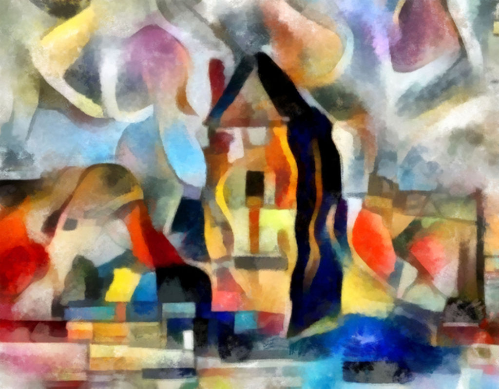 Detail of Colour Fog, 2017 by Alex Caminker