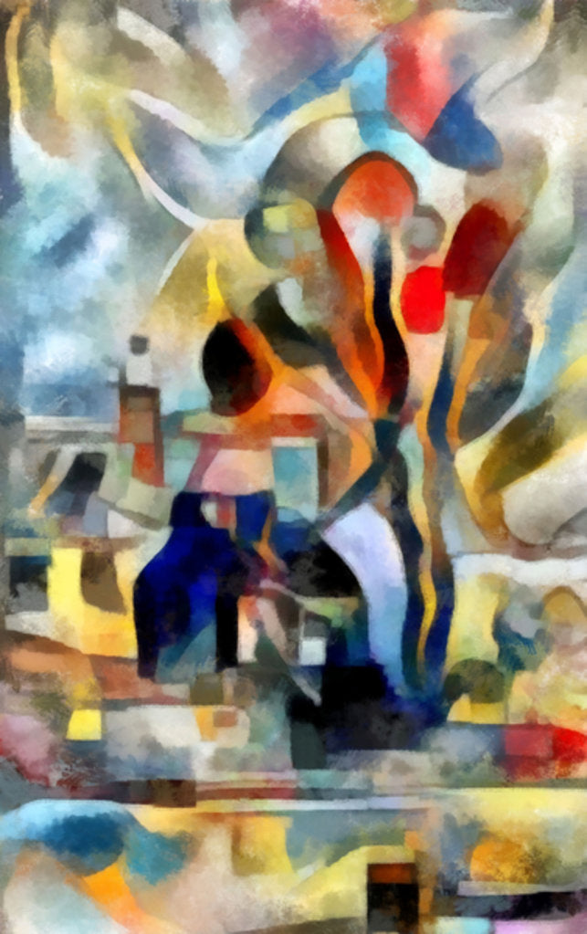 Detail of Air colours motion, 2017 by Alex Caminker