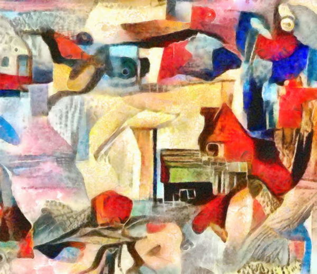 Detail of Hamlet, 2017 by Alex Caminker