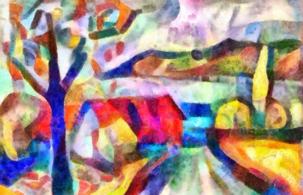 Detail of Falling leaves, 2017 by Alex Caminker