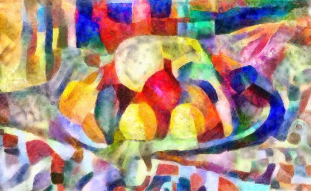 Detail of Still life from colours, 2017 by Alex Caminker