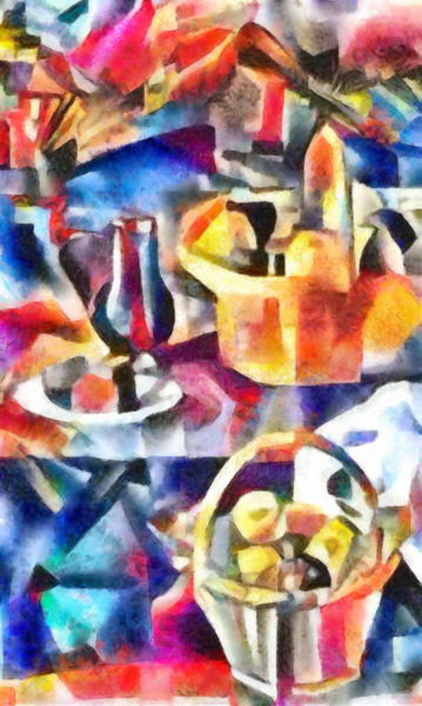 Detail of Still life with a basket II, 2017 by Alex Caminker