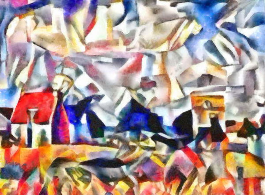 Detail of Landscape sketch, 2017 by Alex Caminker