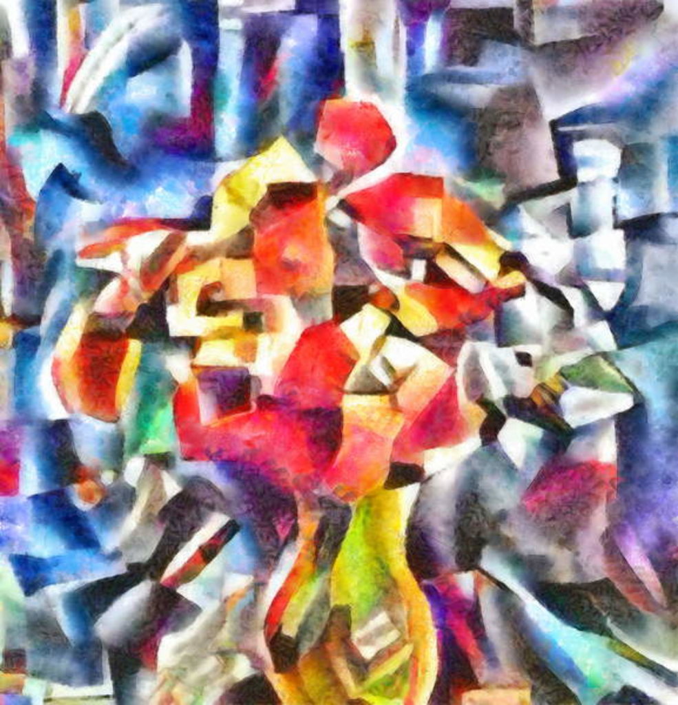 Detail of The flowers in the jar II, 2017 by Alex Caminker