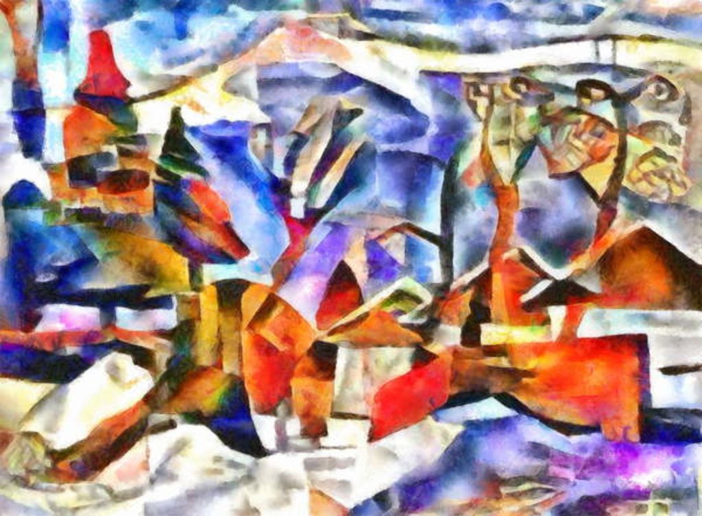 Detail of Winter, 2017 by Alex Caminker