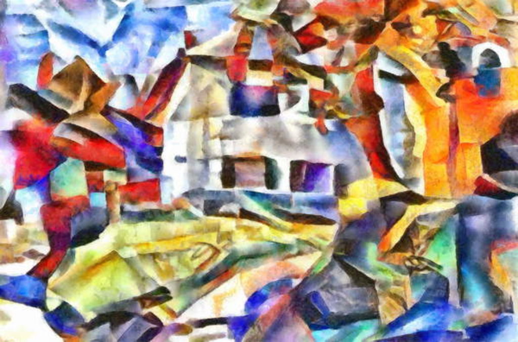 Detail of White house, 2017 by Alex Caminker