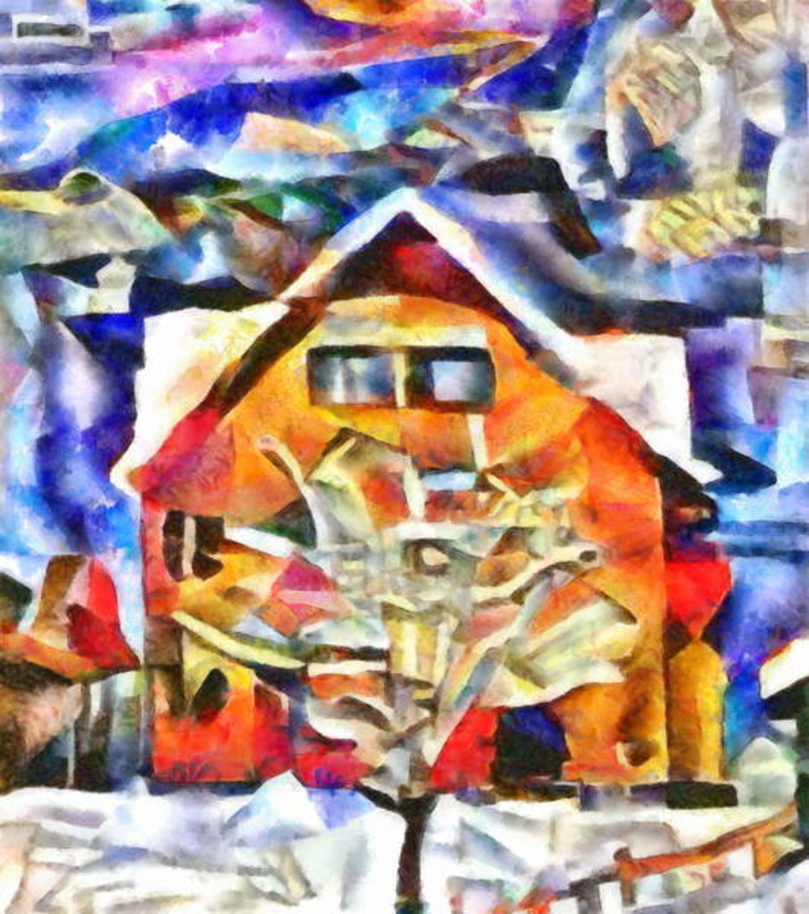 Detail of Pre-spring sky, 2017 by Alex Caminker