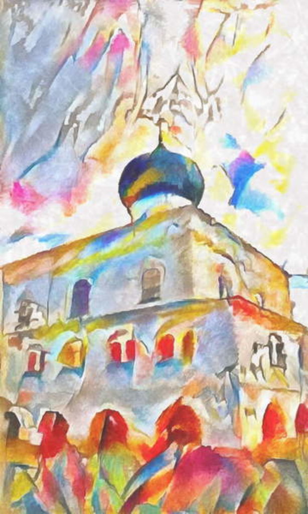 Detail of Kizhi, 2017 by Alex Caminker