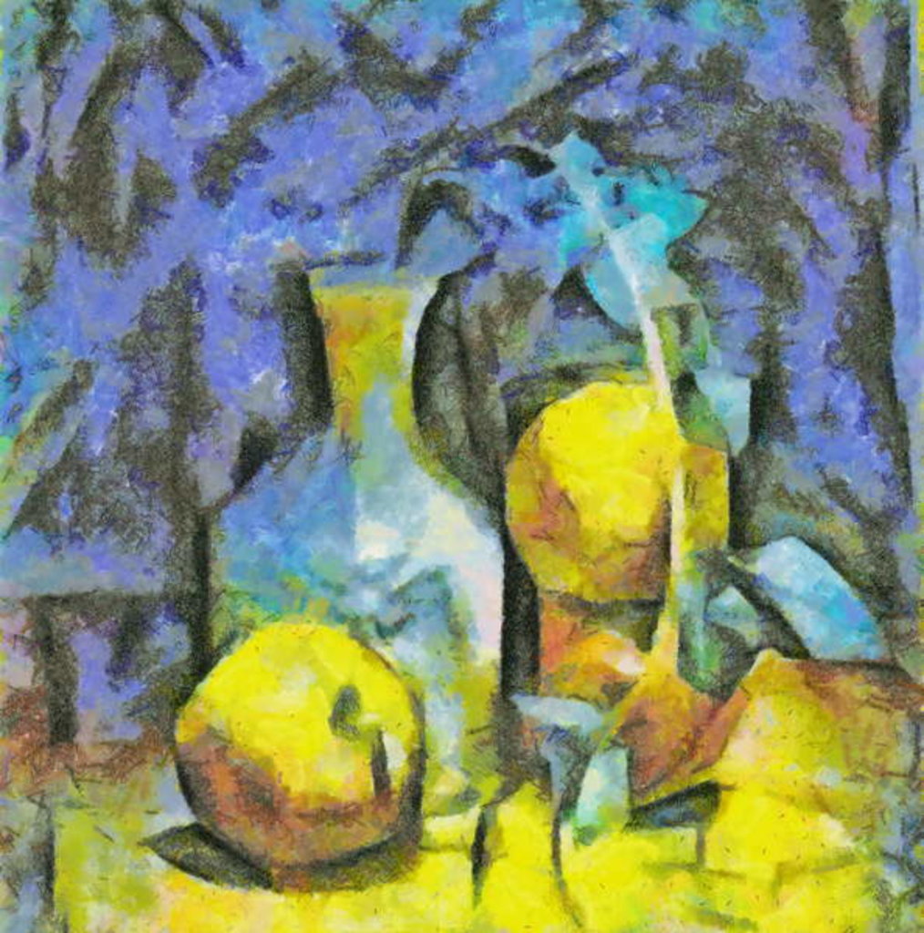 Detail of In blue № 3,2017 by Alex Caminker