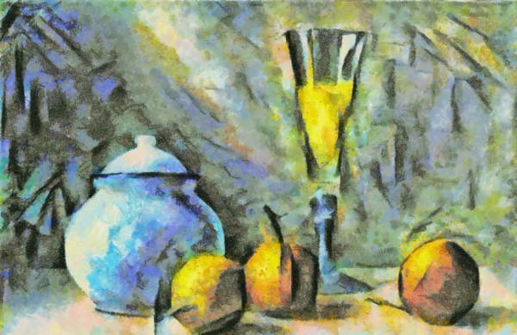 Detail of In blue № 4, 2017 by Alex Caminker