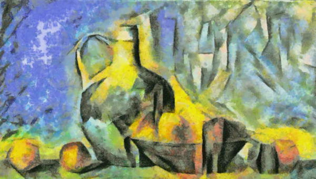 Detail of In blue № 6, 2017 by Alex Caminker