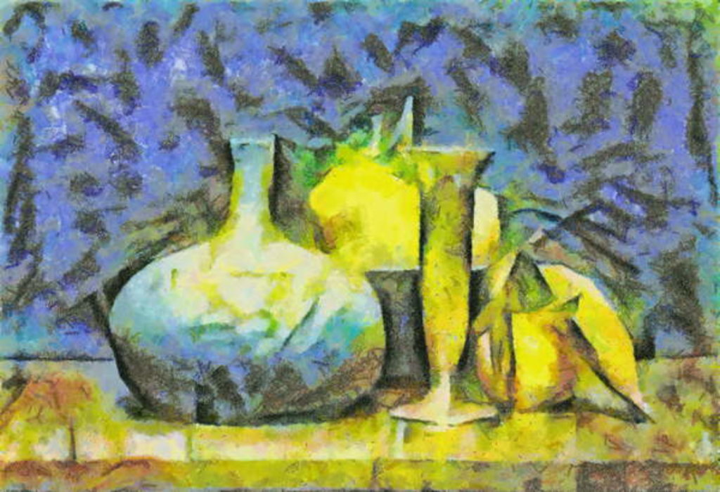 Detail of In blue № 7, 2017 by Alex Caminker