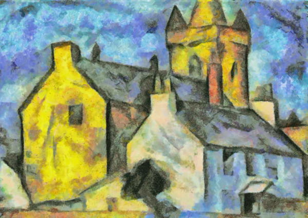 Detail of In blue № 8, 2017 by Alex Caminker