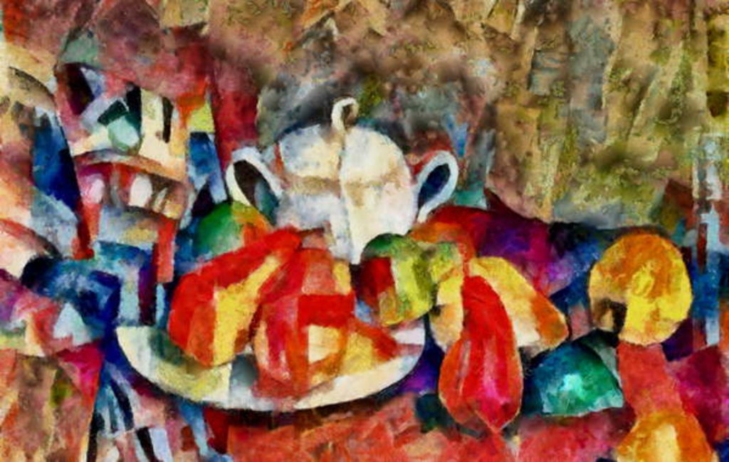 Detail of In the red #9, 2017 by Alex Caminker