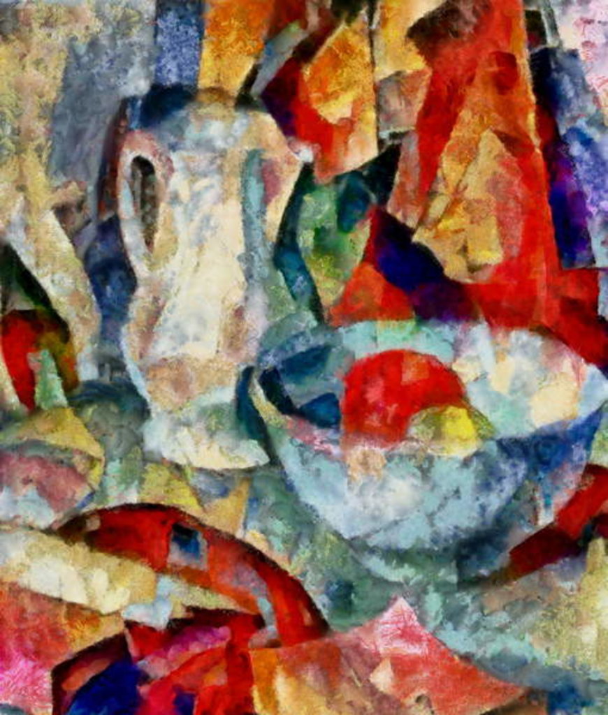 Detail of In the red #16, 2017 by Alex Caminker