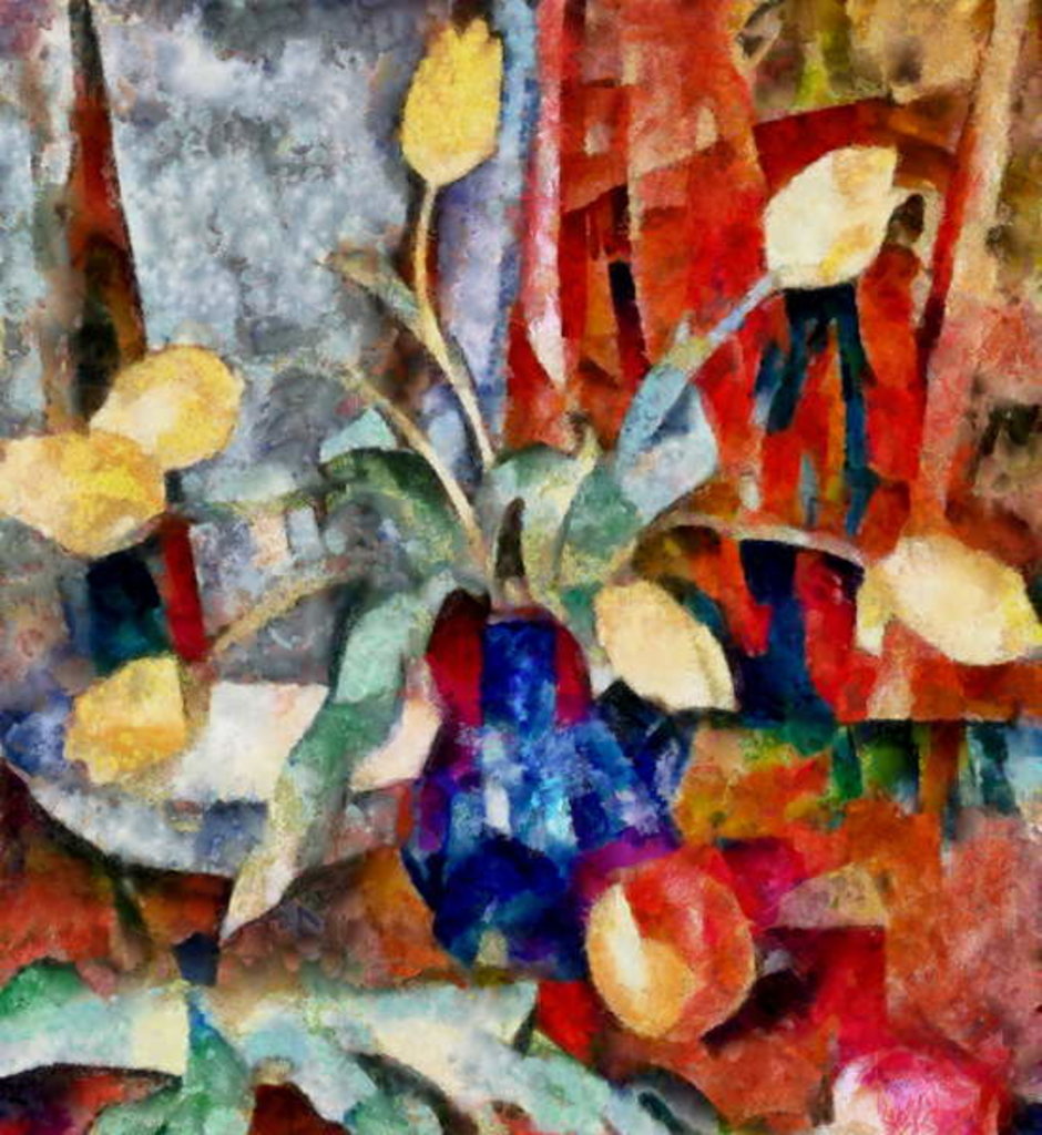 Detail of In the red #17, 2017 by Alex Caminker