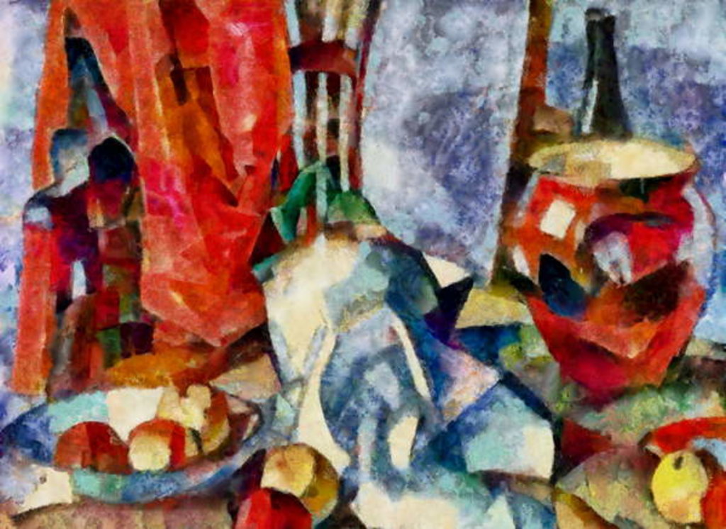 Detail of In the red #19, 2017 by Alex Caminker