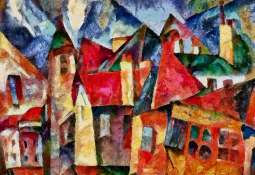 Detail of In the red #8, 2017 by Alex Caminker