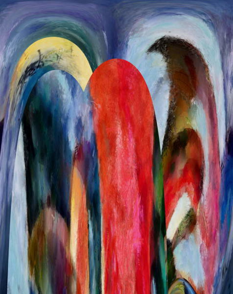 Detail of Forest, 2017 by Alex Caminker