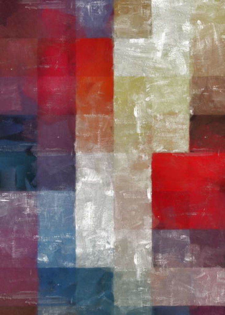 Detail of Untitled with red, 2017 by Alex Caminker