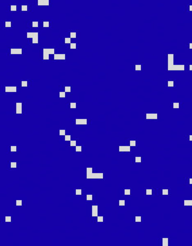 Detail of Geometric dust, 2017 by Alex Caminker