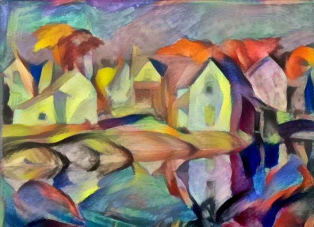 Detail of Near the lake, 2017 by Alex Caminker