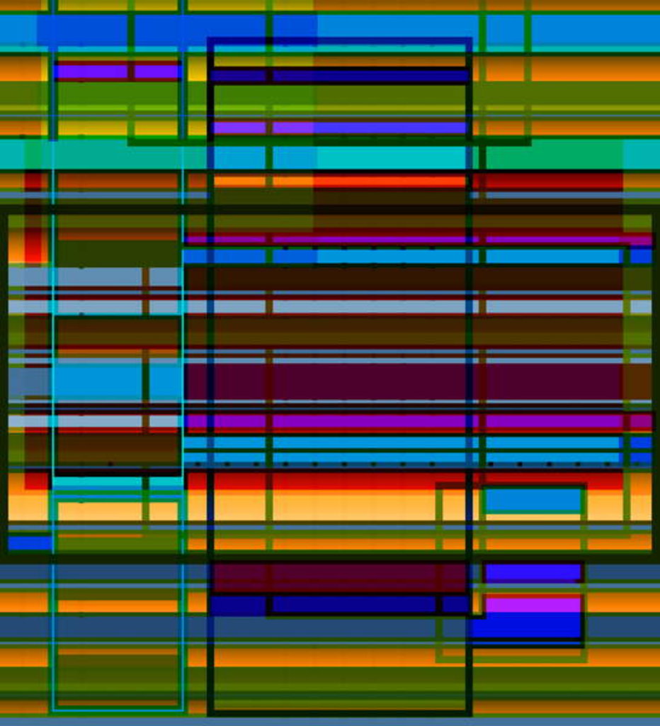 Detail of Frameworks, 2017 by Alex Caminker