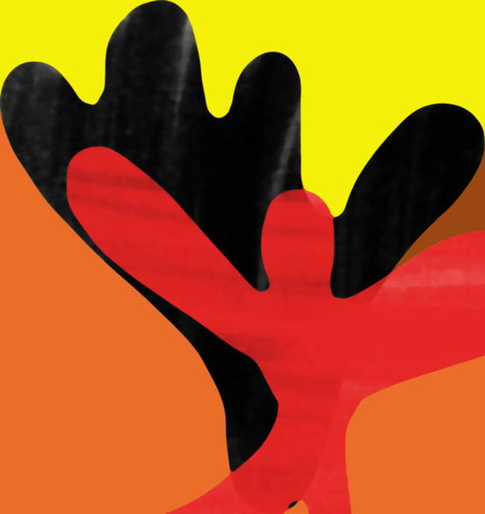 Detail of Man and tree, 2017 by Alex Caminker