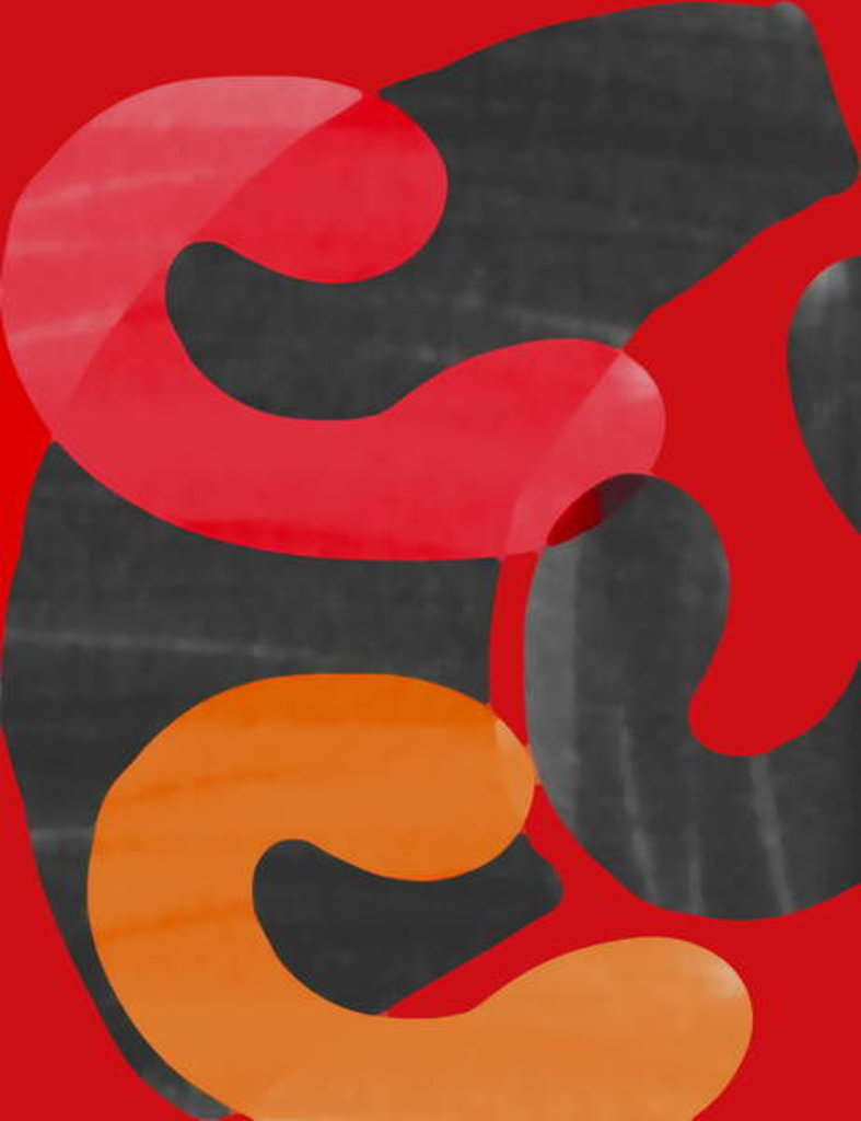 Detail of Evening dance, 2017 by Alex Caminker