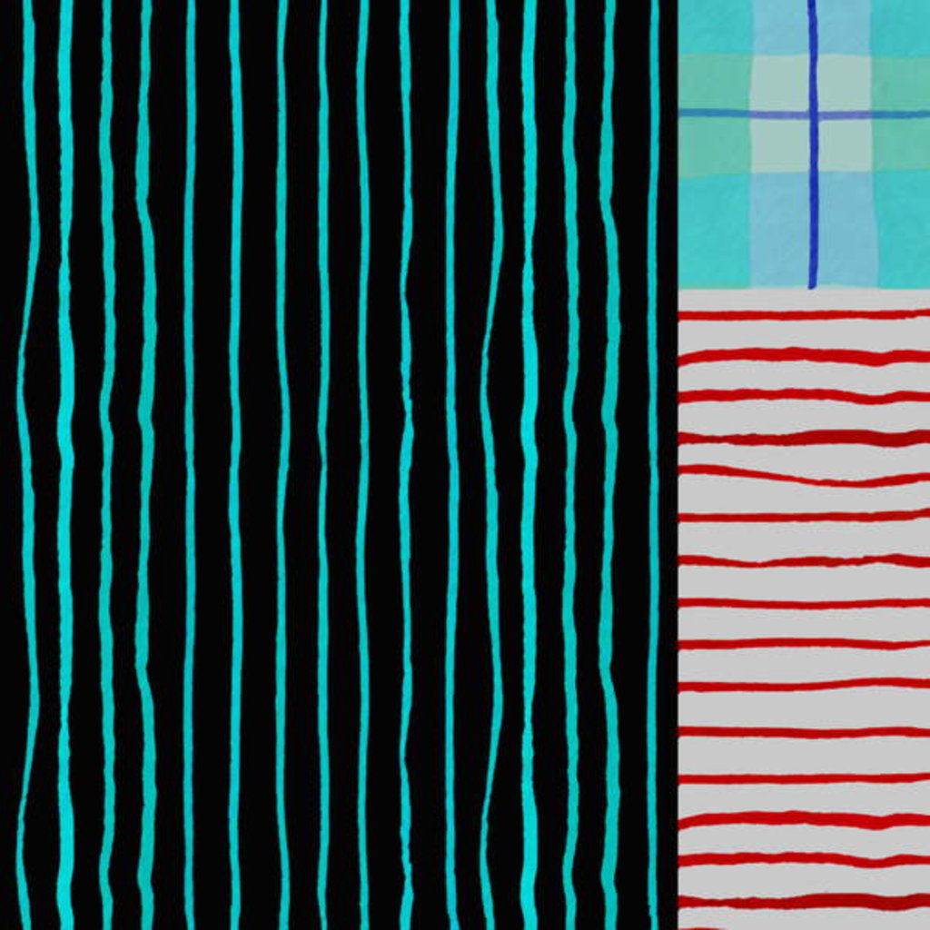 Detail of Red and black sea, 2017 by Alex Caminker