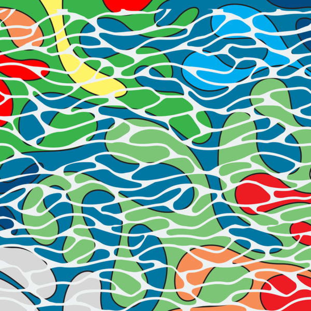 Detail of Pool bottom, 2017 by Alex Caminker