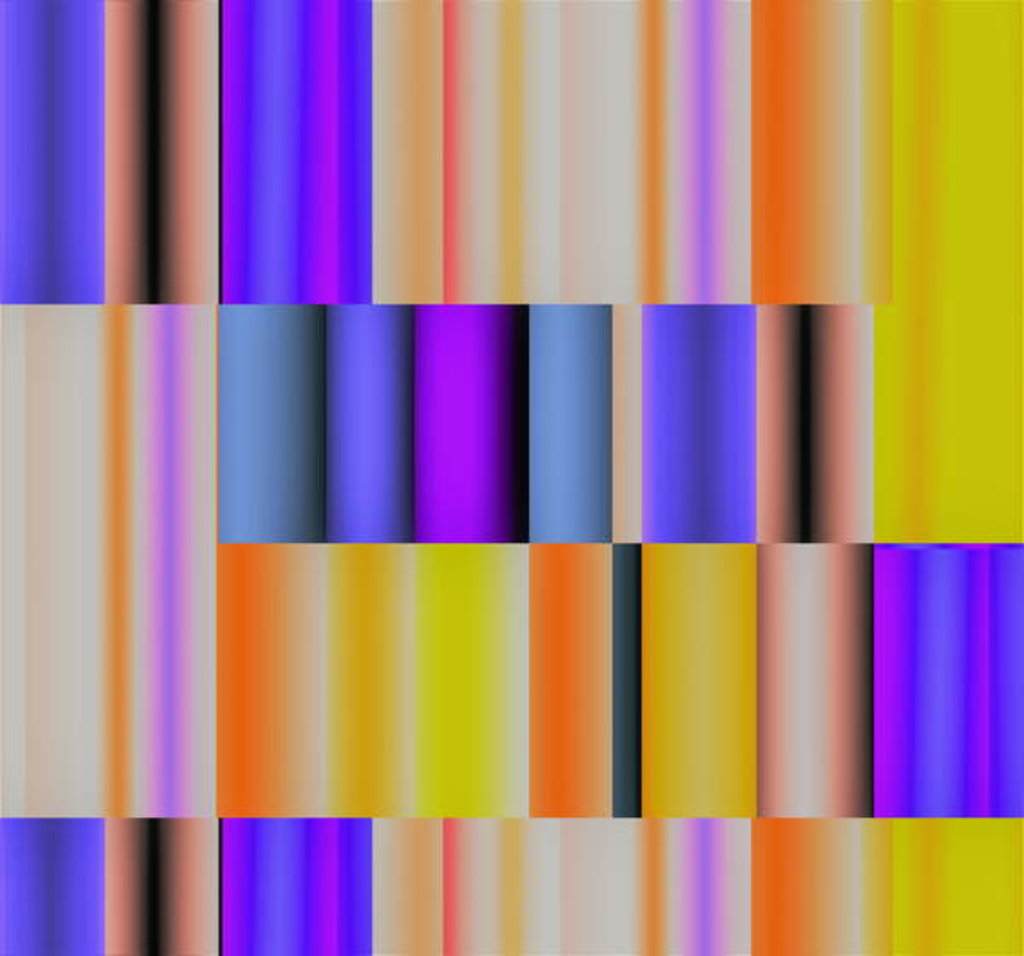 Detail of Nature as a tv, 2017 by Alex Caminker