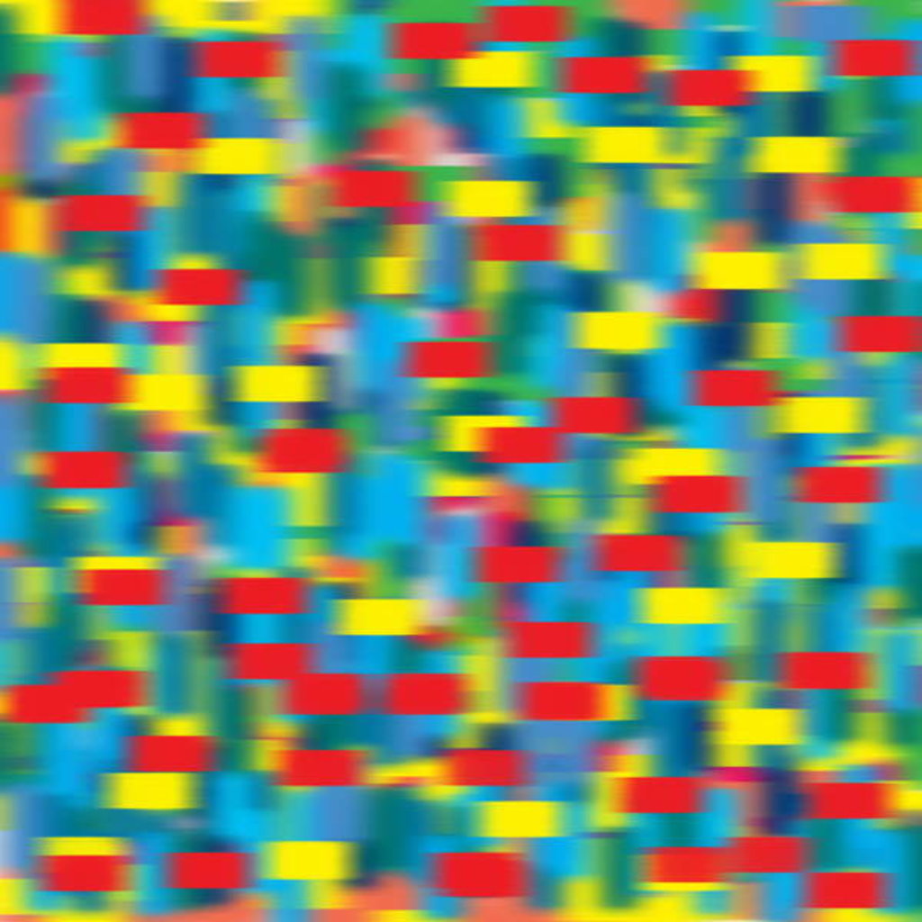 Detail of Horizontal puantilism blue, 2019 by Alex Caminker