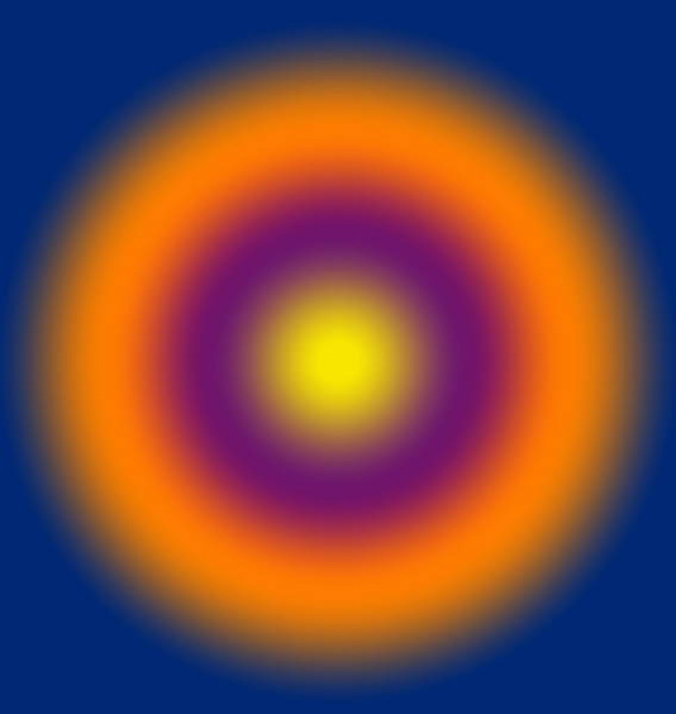 Detail of Geometric lights#6, 2019 by Alex Caminker