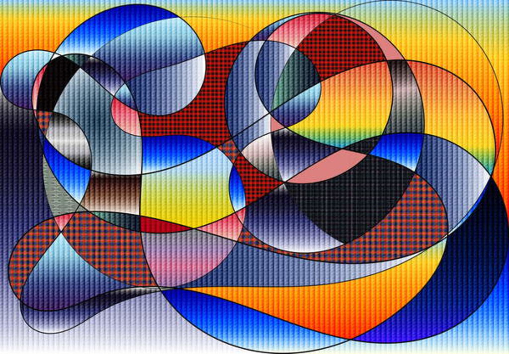 Detail of Sunset, 2019 by Alex Caminker