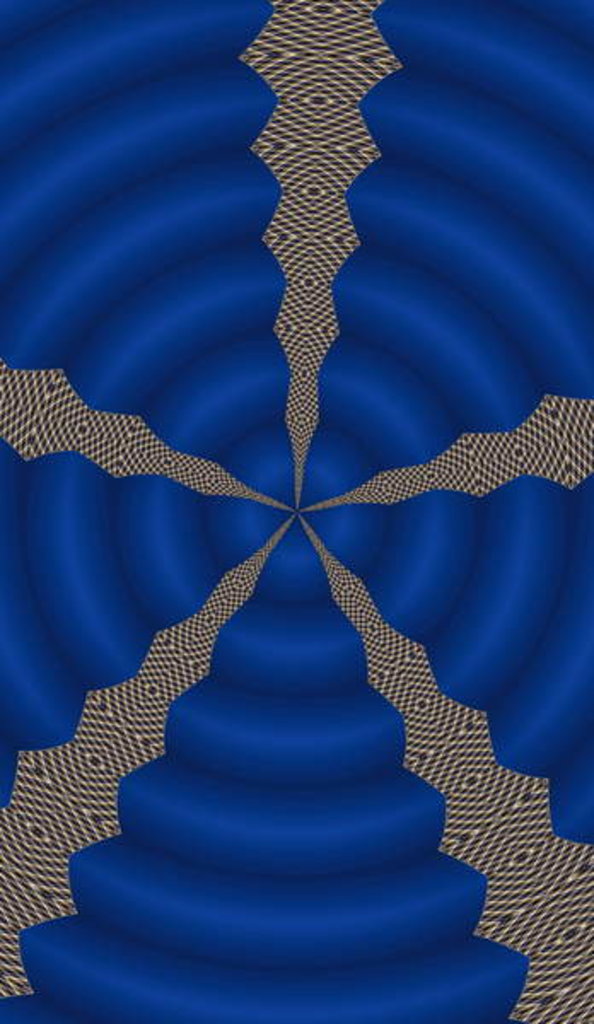 Detail of Arabesque #21, 2019 by Alex Caminker