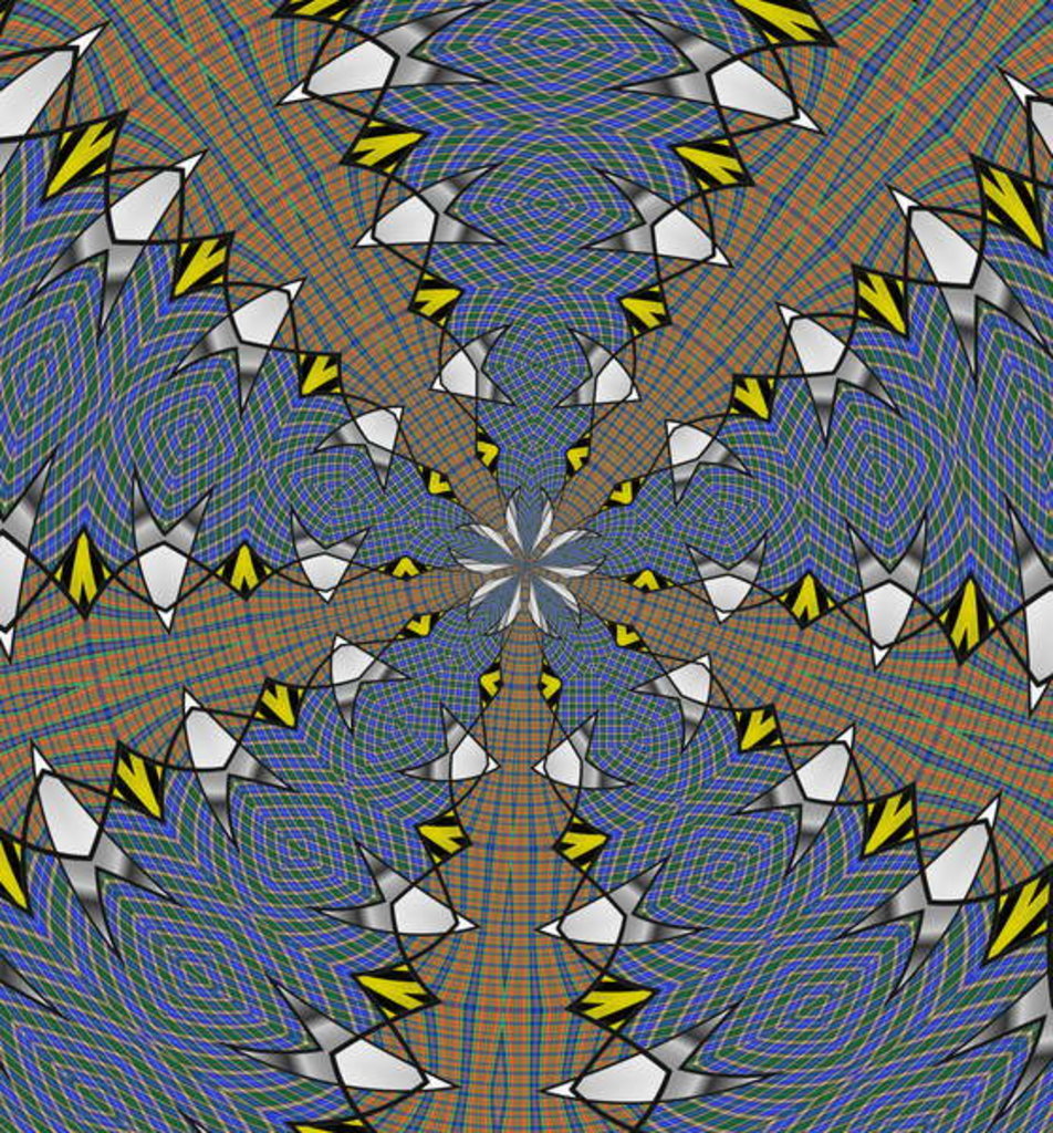 Detail of Arabesque #18, 2019 by Alex Caminker