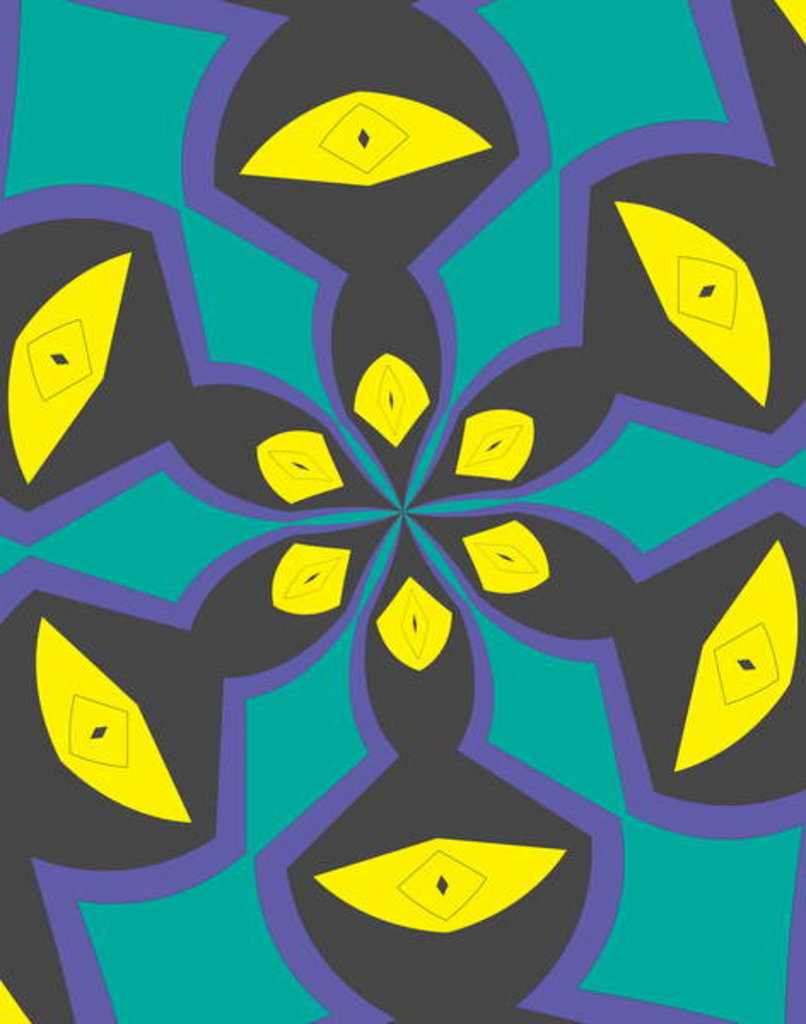 Detail of Arabesque #4, 2019 by Alex Caminker