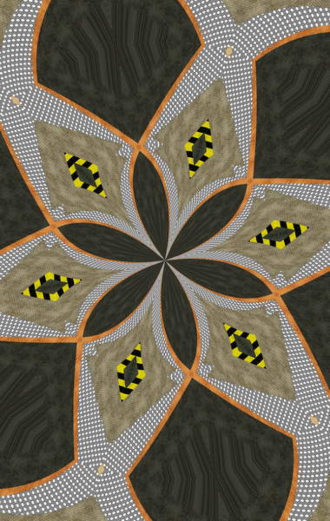 Detail of Flowers 61, 2019 by Alex Caminker