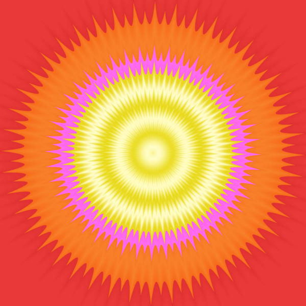 Detail of Bursts in the sun, 2019 by Alex Caminker