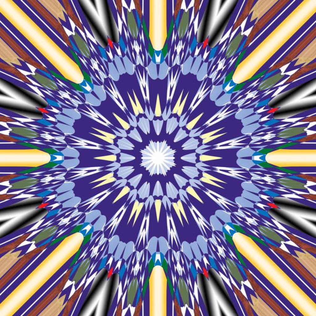 Detail of Mandala, 2019 by Alex Caminker