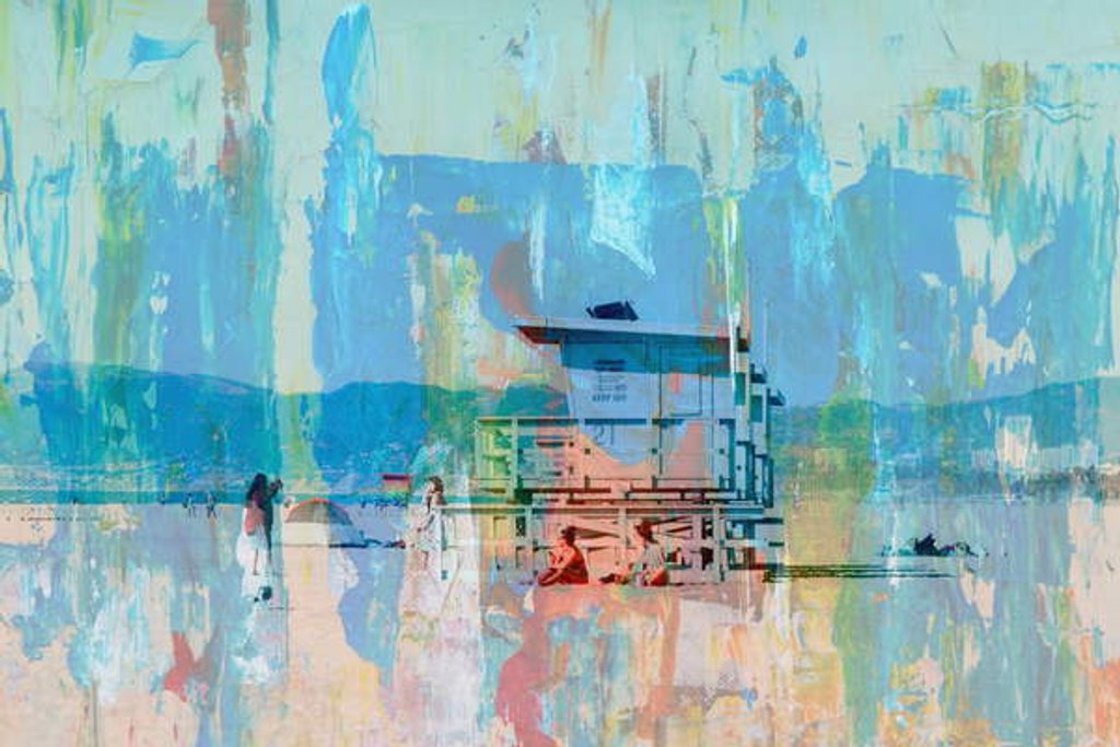 Detail of Beach station, 2019 by Alex Caminker
