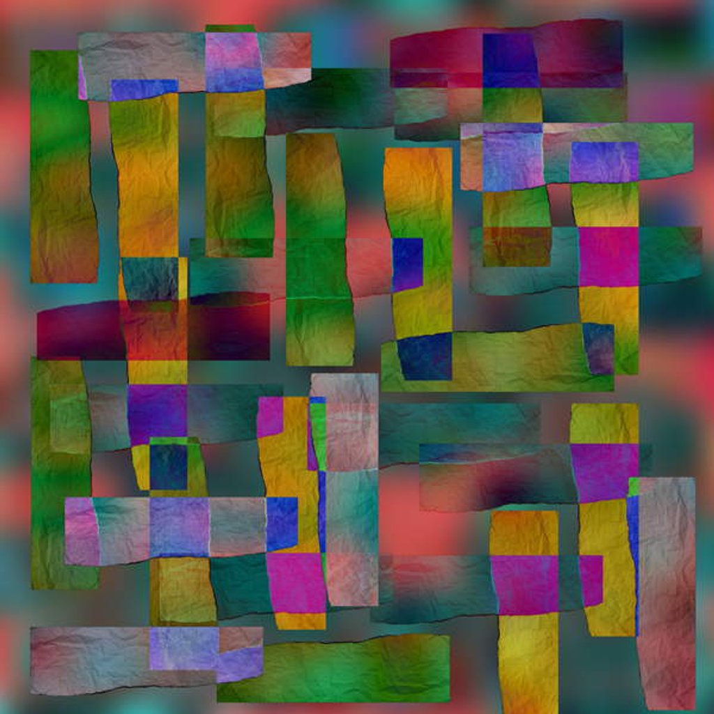 Detail of Forest's evening, 2019 by Alex Caminker