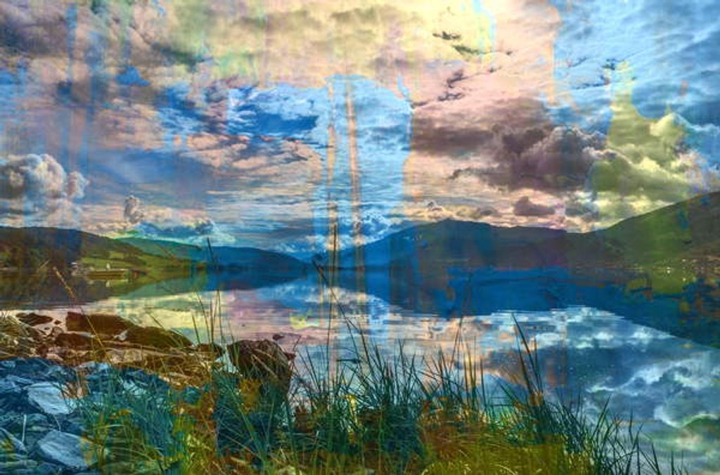 Detail of Lakes, 2019 by Alex Caminker