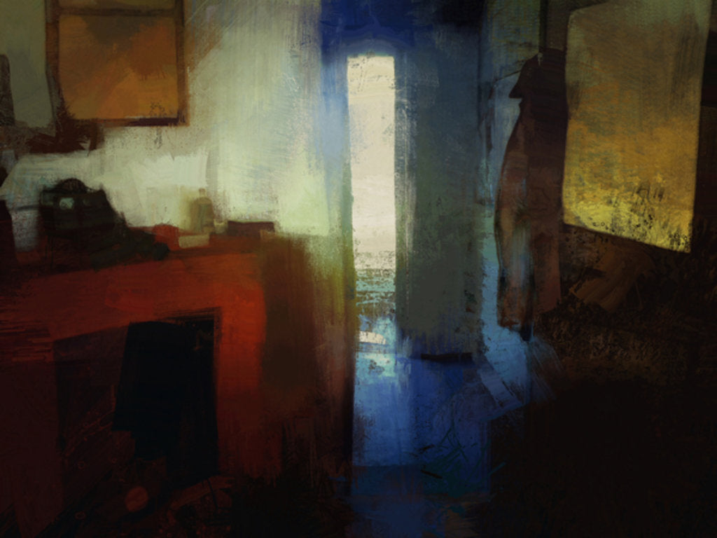 Detail of The Archaeologist's study - Sutton Hoo - Suffolk by Mark Gordon