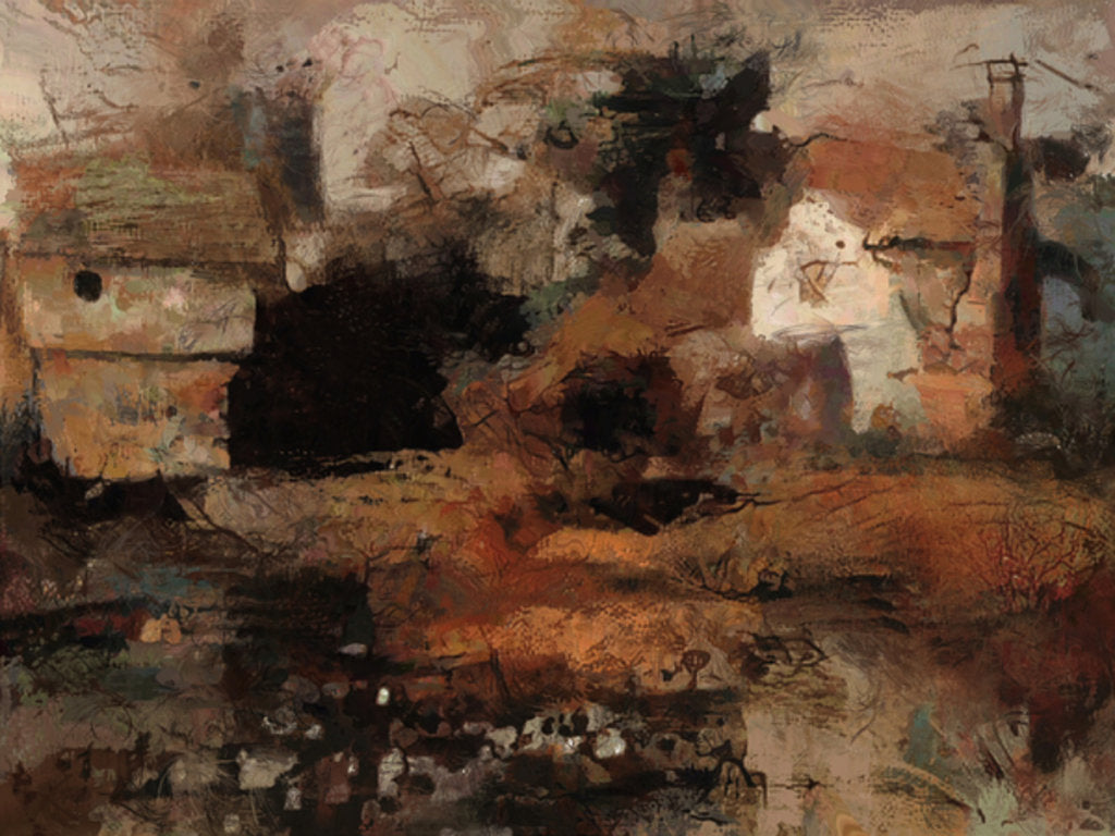 Detail of summer idyll, lower brockhampton by Mark Gordon