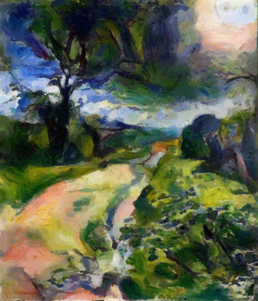 Detail of country lane sunset by Mark Gordon