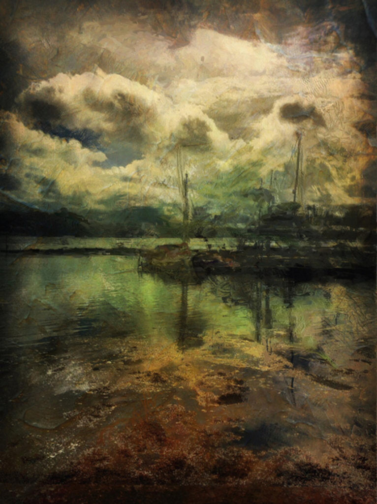 Detail of after a storm, Portaferry, Northern Ireland by Mark Gordon